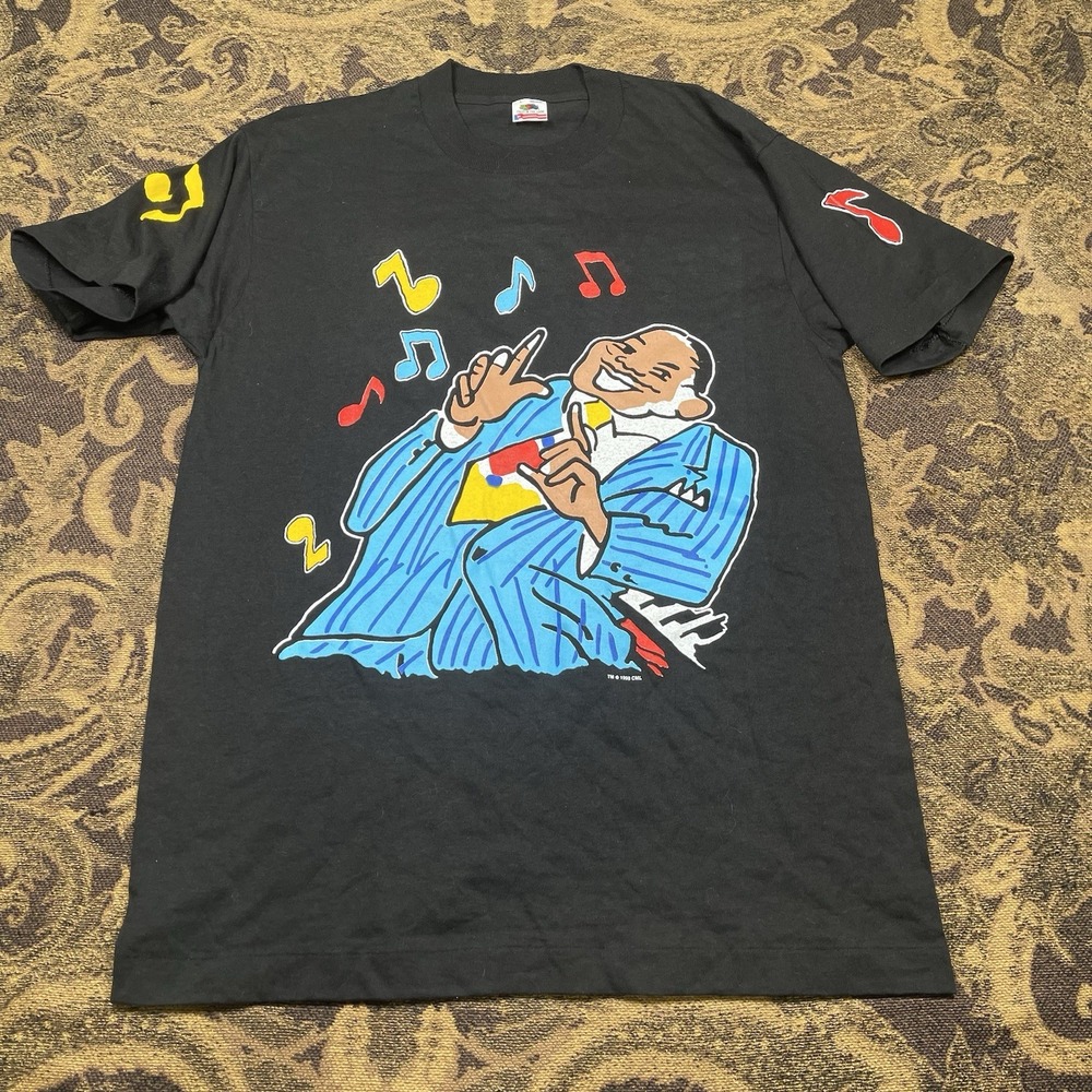 Vtg 90s Musical Jazz Band T-Shirt 5 Guys Named Moe Mens Size Large c.1990
